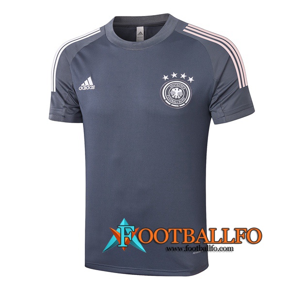 Camisetas de entrenamiento Alemania Gris Oscuro 2020/2021