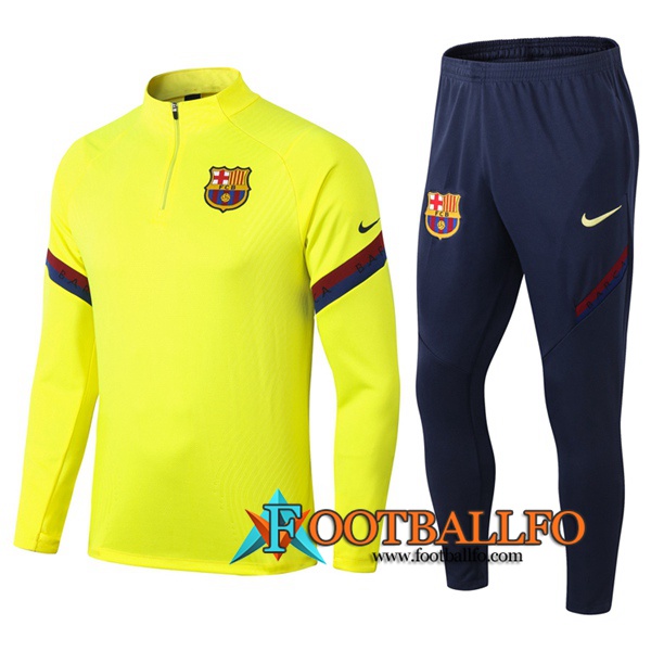 Chandal Futbol + Pantalones FC Barcelona Amarillo 2020/2021
