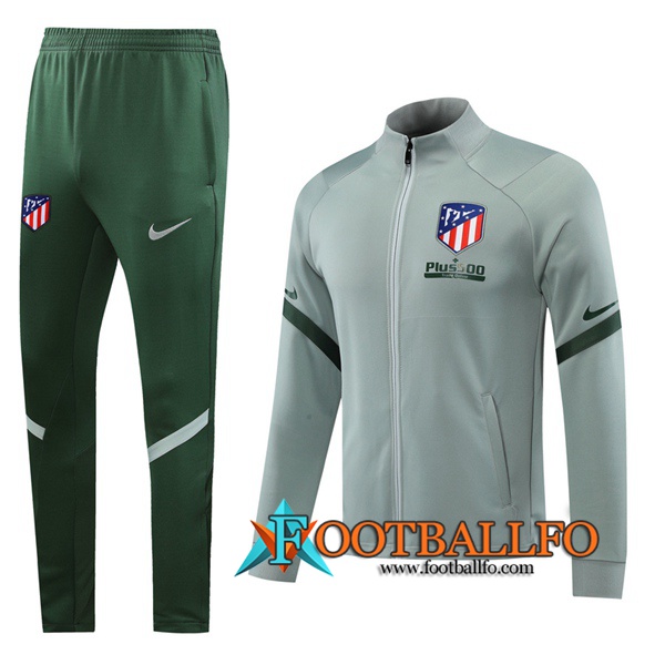 Chandal Futbol - Chaqueta + Pantalones Atletico Madrid Gris 2020/2021