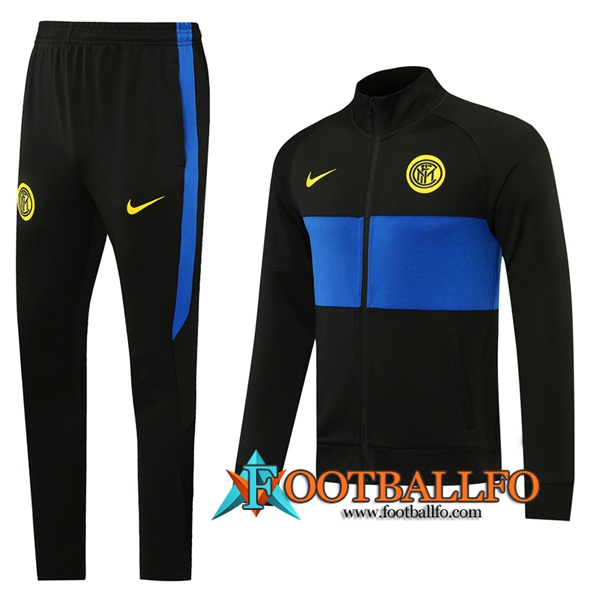 Nueva Chandal Futbol - Chaqueta + Pantalones Inter Milan Negro 2020/2021