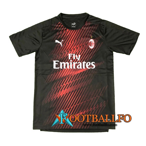 Camisetas de entrenamiento Milan AC Negro 2020/2021