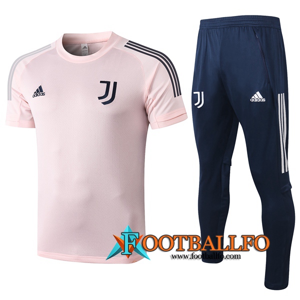 Camisetas de entrenamiento Juventus + Pantalones Rosa 2020/2021
