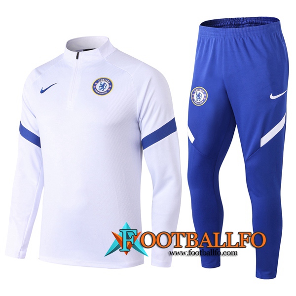 Chandal Futbol + Pantalones FC Chelsea Blanco 2020/2021