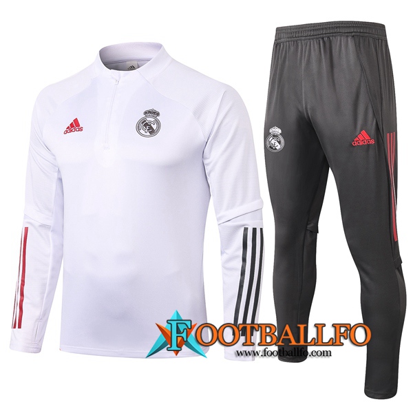 Chandal Futbol + Pantalones Real Madrid Blanco 2020/2021