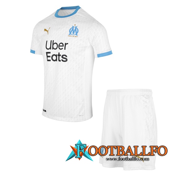 Camisetas Futbol Marsella OM Ninos Primera 2020/2021