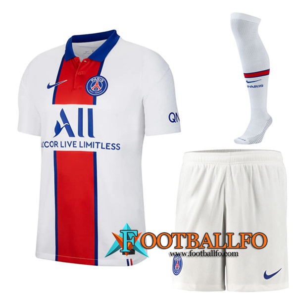 Traje Camisetas Futbol PSG Segunda (Cortos+Calcetines) 2020/21