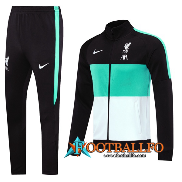 Chandal Futbol - Chaqueta + Pantalones FC Liverpool Negro 2020/2021