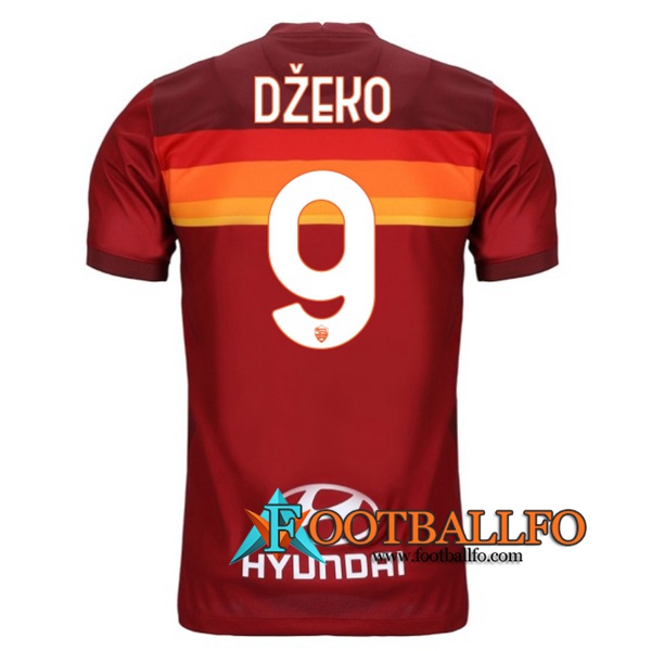 Camisetas Futbol AS Roma (DZEKO 9) Primera 2020/2021