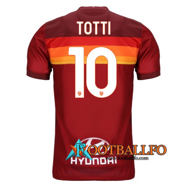 Camisetas Futbol AS Roma (TOTTI 10) Primera 2020/2021