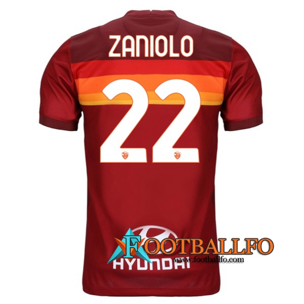 Camisetas Futbol AS Roma (ZANIOLO 22) Primera 2020/2021