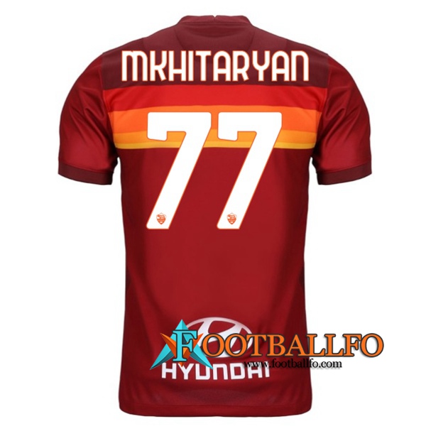 Camisetas Futbol AS Roma (MKHITARYAN 77) Primera 2020/2021