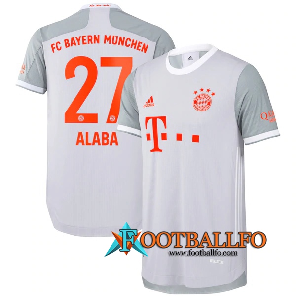 Camisetas Futbol Bayern Munich (Alaba 27) Segunda 2020/2021