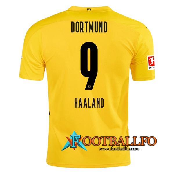 Camisetas Futbol Dortmund BVB (HAALAND 9) Primera 2020/2021