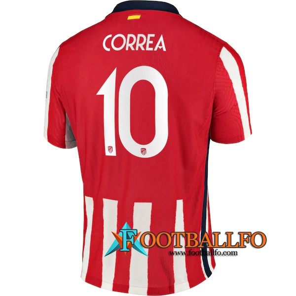 Camisetas Futbol Atletico Madrid (Correa 10) Primera 2020/2021