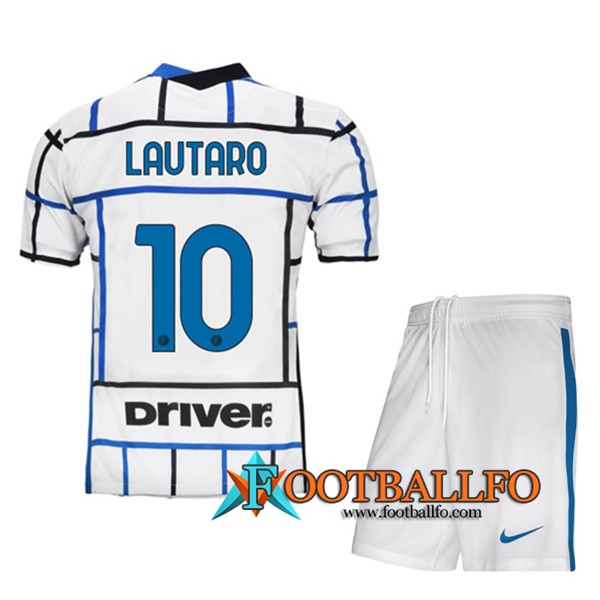 Camisetas Futbol Inter Milan (LAUTARO 10) Ninos Segunda 2020/2021