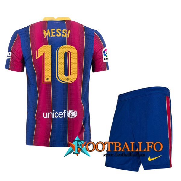 Camisetas Futbol FC Barcelona (MESSI 10) Ninos Primera 2020/2021