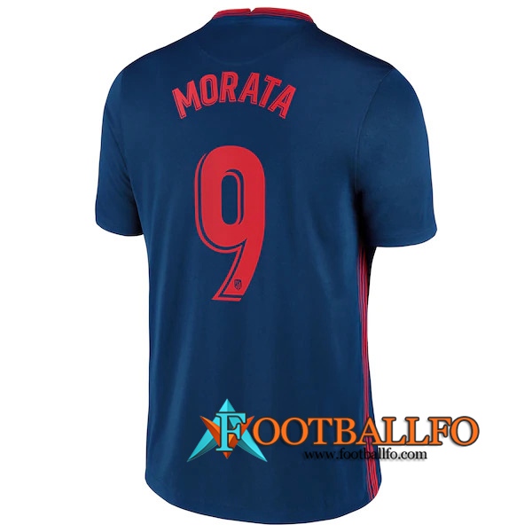 Camisetas Futbol Atletico Madrid (Morata 9) Segunda 2020/2021