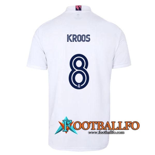 Camisetas Futbol Real Madrid (KROOS 8) Primera 2020/2021