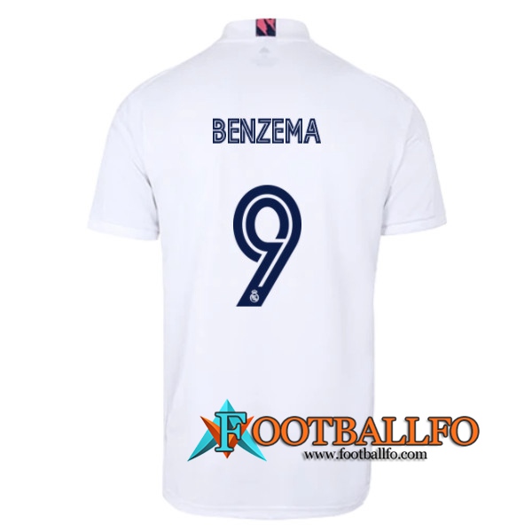 Camisetas Futbol Real Madrid (BENZEMA 9) Primera 2020/2021