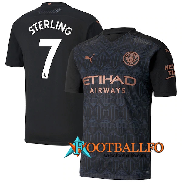 Camisetas Futbol Manchester City (Sterling 7) Segunda 2020/2021