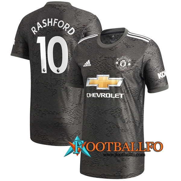 Camisetas Futbol Manchester United (Rashford 10) Segunda 2020/2021