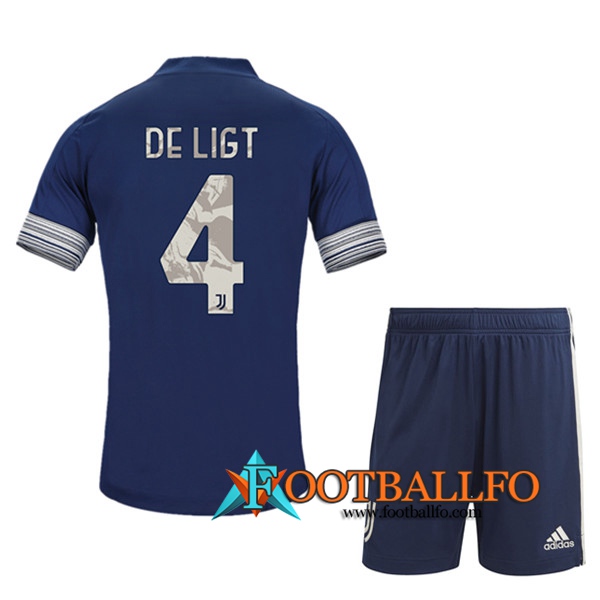 Camisetas Futbol Juventus (DE LIGT 4) Ninos Segunda 2020/2021