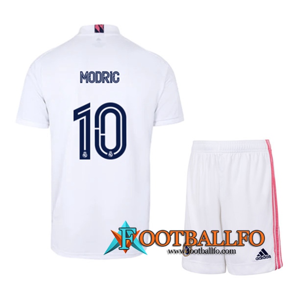 Camisetas Futbol Real Madrid (MODRIC 10) Ninos Primera 2020/2021