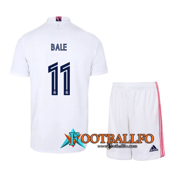 Camisetas Futbol Real Madrid (BALE 11) Ninos Primera 2020/2021