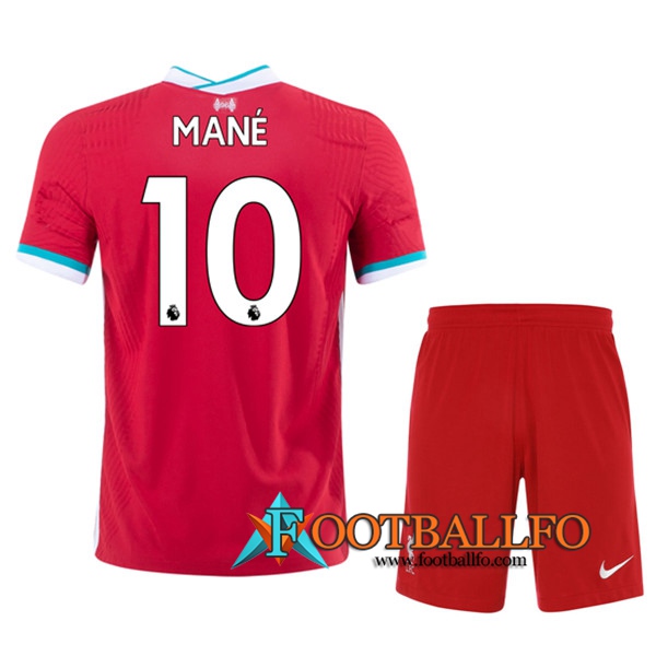 Camisetas Futbol FC Liverpool (MANÉ 10) Ninos Primera 2020/2021