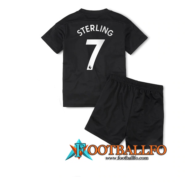 Camisetas Futbol Manchester City (Sterling 7) Ninos Segunda 2020/2021