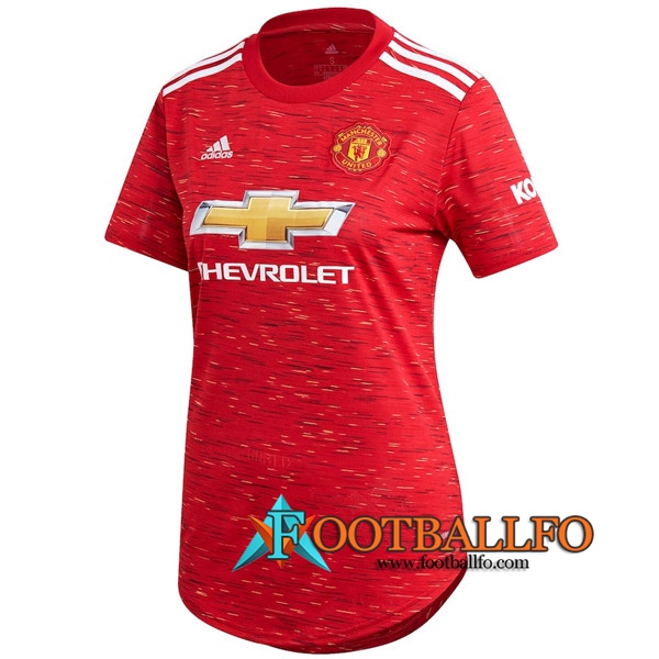 Nuevo Camisetas Futbol Manchester United Mujer Primera 2020/2021