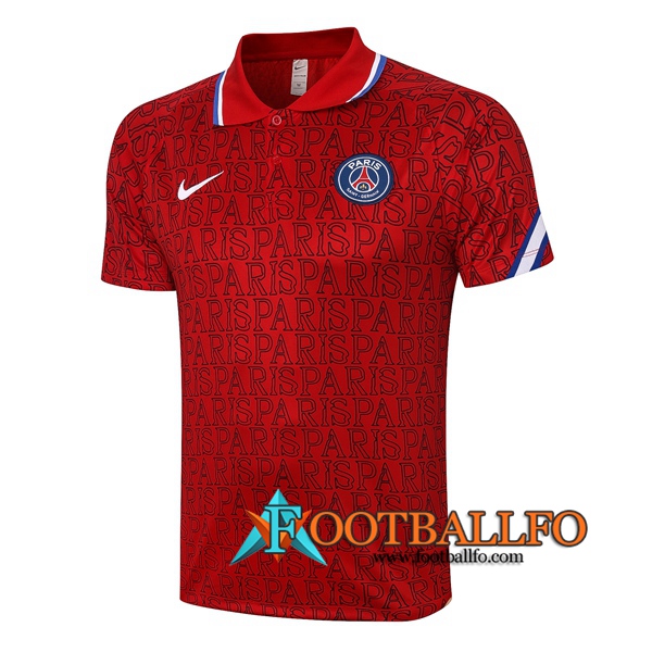 Polo Futbol Paris PSG Roja 2020/2021