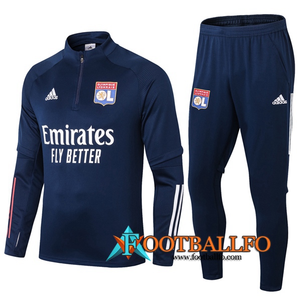 Chandal Futbol + Pantalones Lyon OL Azul 2020/2021