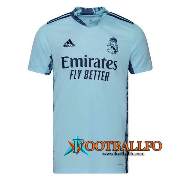 Camisetas Futbol Real Madrid Portero Azul 2020/2021