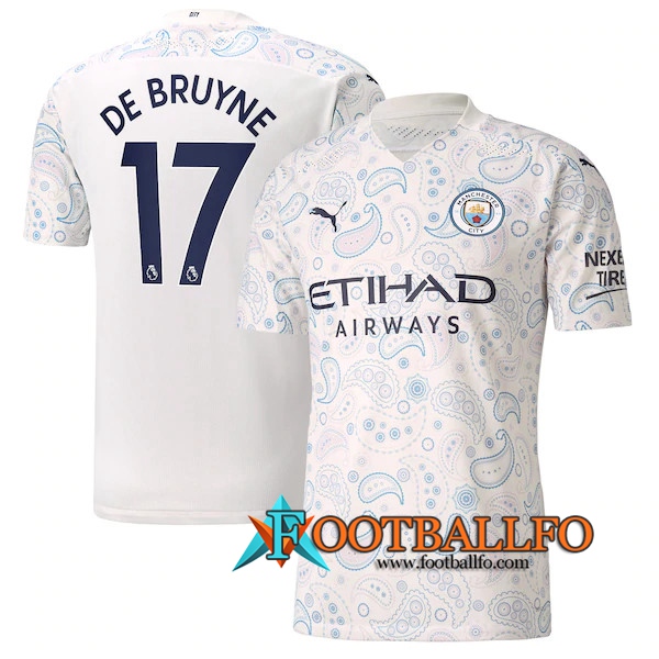 Camisetas Futbol Manchester City (De Bruyne 17) Tercera 2020/2021