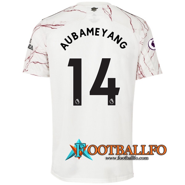 Camisetas Futbol Arsenal (Aubameyang 14) Segunda 2020/2021