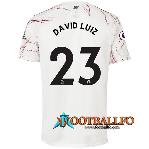 Camisetas Futbol Arsenal (David Luiz 23) Segunda 2020/2021