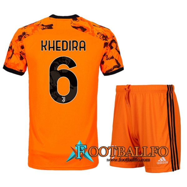 Camisetas Futbol Juventus (KHEDIRA 6) Ninos Tercera 2020/2021