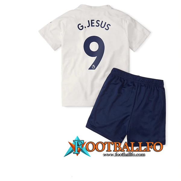 Camisetas Futbol Manchester City (G.Jesus 9) Ninos Tercera 2020/2021