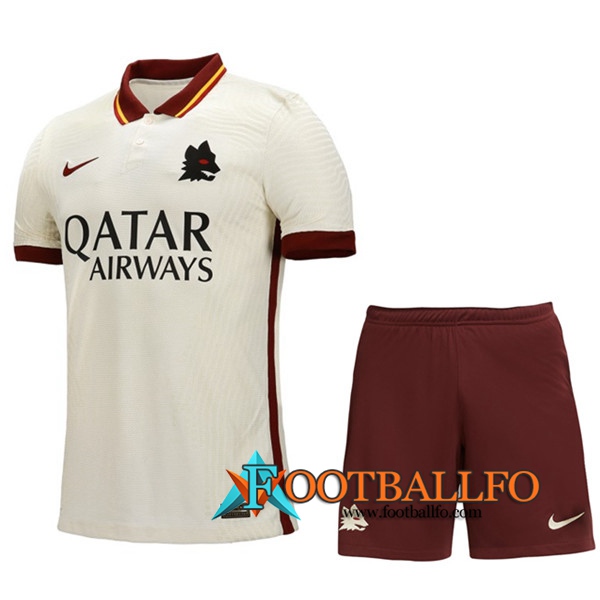 Traje Camisetas Futbol AS Roma Segunda + Cortos 2020/2021