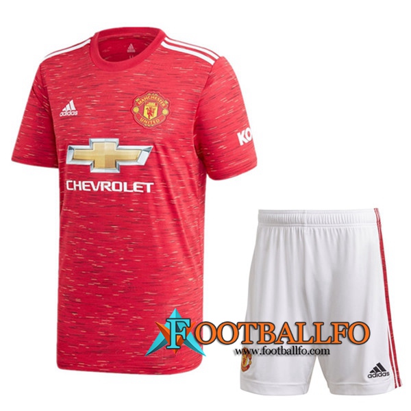 Camisetas Futbol Manchester United Primera Cortos 2020/2021
