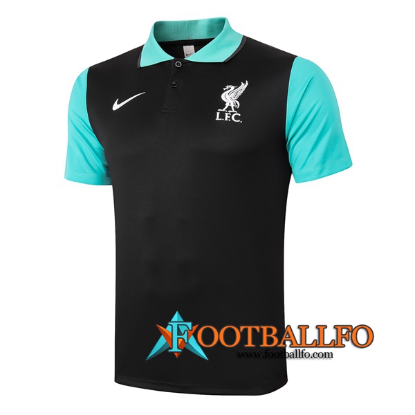 Polo Futbol FC Liverpool Negro 2020/2021