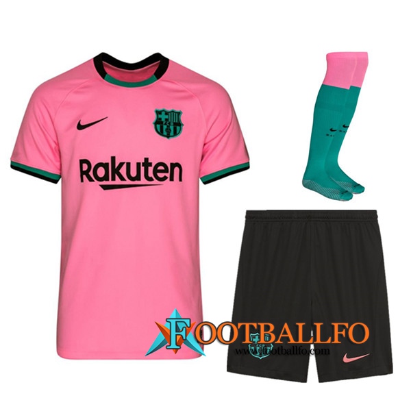 Traje Camisetas Futbol FC Barcelona Tercera (Cortos+Calcetines) 2020/2021