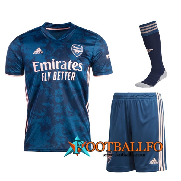 Traje Camisetas Futbol Arsenal Tercera (Cortos+Calcetines) 2020/2021