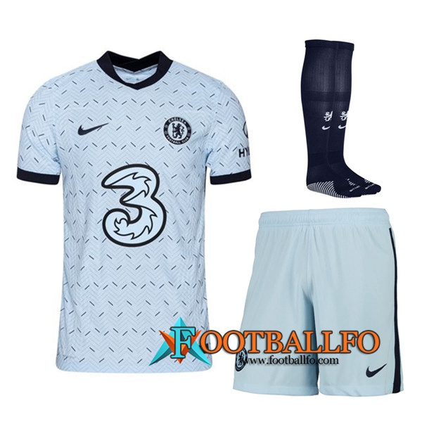 Traje Camisetas Futbol FC Chelsea Segunda (Cortos+Calcetines) 2020/2021