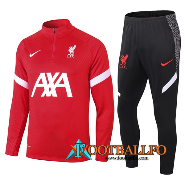 Chandal Futbol + Pantalones FC Liverpool Roja 2020/2021