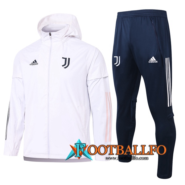 Chandal Futbol - Rompevientos + Pantalones Juventus Blanco 2020/2021