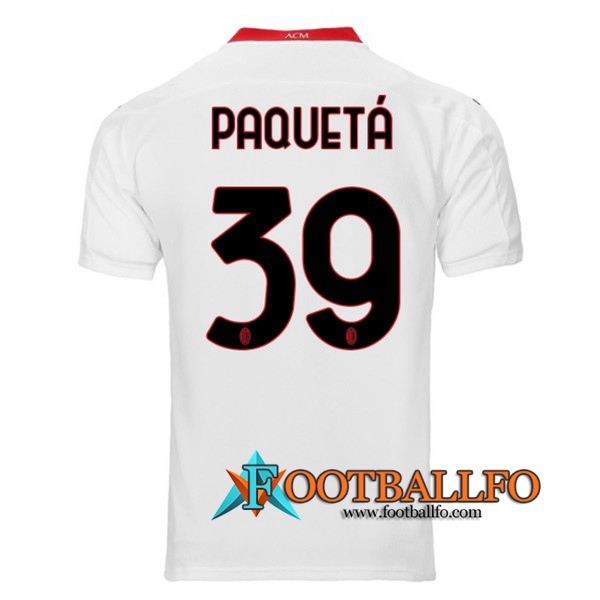 Camisetas Futbol Milan AC (PAQUETA 39) Segunda 2020/2021