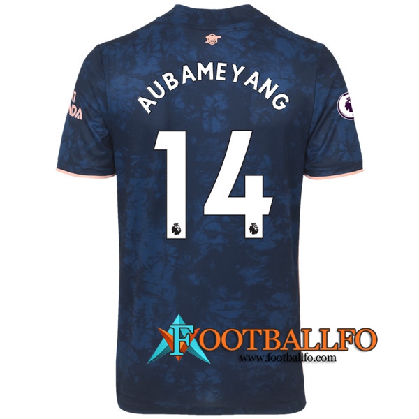 Camisetas Futbol Arsenal (Aubameyang 14) Tercera 2020/2021