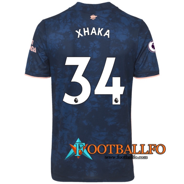 Camisetas Futbol Arsenal (Granit Xhaka 34) Tercera 2020/2021